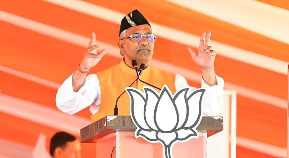 लालढांग चुनावी सभा में त्रिवेंद्र ने संकल्प पत्र में नए वायदों की दी जानकारी, 70 साल से अधिक आयु के हर व्यक्ति को आयुष्मान योजना में मिलेगा पांच लाख का स्वास्थ्य कवर : त्रिवेंद्र
