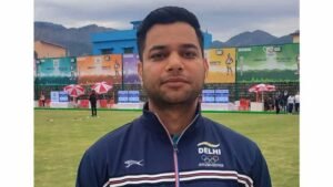 दिल्ली के स्टार लॉन बॉल खिलाड़ी नवनीत सिंह ने उत्तराखंड में राष्ट्रीय खेल में दिखाया दम