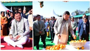 सीएम धामी ने माल्टा महोत्सव में कृषकों से मुलाकात कर माल्टा और नींबू की खटाई का लिया स्वाद, कहा – स्थानीय फलों के उत्पादन को बढ़ावा दे रही है राज्य सरकार