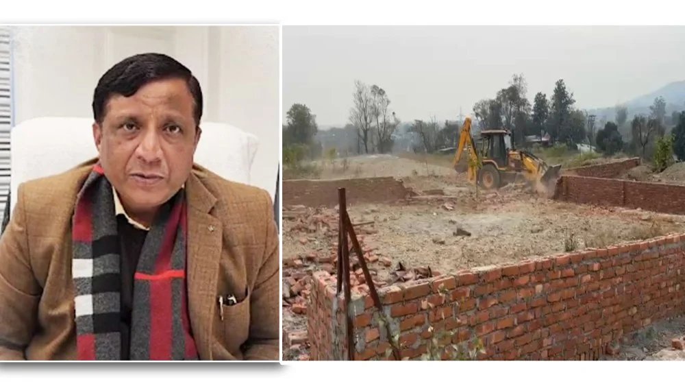 अवैध प्लॉटिंग पर एमडीडीए का सख्त प्रहार, 2026 में भी उपाध्यक्ष बंशीधर तिवारी के नेतृत्व में ध्वस्तीकरण अभियान जारी