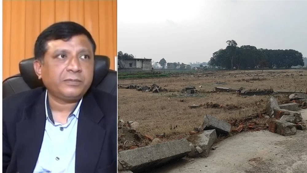 एमडीडीए का अवैध प्लॉटिंग पर बुलडोज़र अभियान जारी, 40 बीघा क्षेत्रफल में की जा रही अवैध प्लॉटिंग को किया गया ध्वस्त