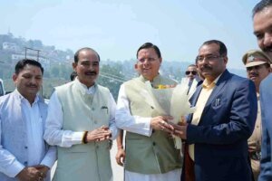 मुख्यमंत्री पुष्कर सिंह धामी पहुंचे अल्मोड़ा,अल्मोड़ा को दी 138 करोड़ की सौगात