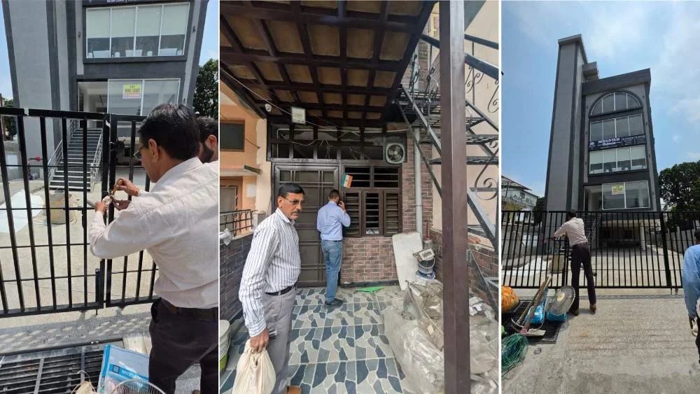 एमडीडीए का बड़ा एक्शन, रेसकोर्स में अवैध बहुमंजिला व्यवसायिक भवन सील