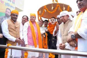 गदरपुर पहुंचे सीएम धामी, मुख्यमंत्री ने शहीद ऊधम सिंह को दी श्रद्धांजलि