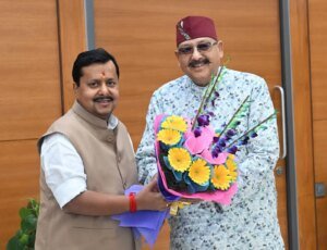 महाराज ने भाजपा के राष्ट्रीय अध्यक्ष नितिन नबीन से की शिष्टाचार भेंट