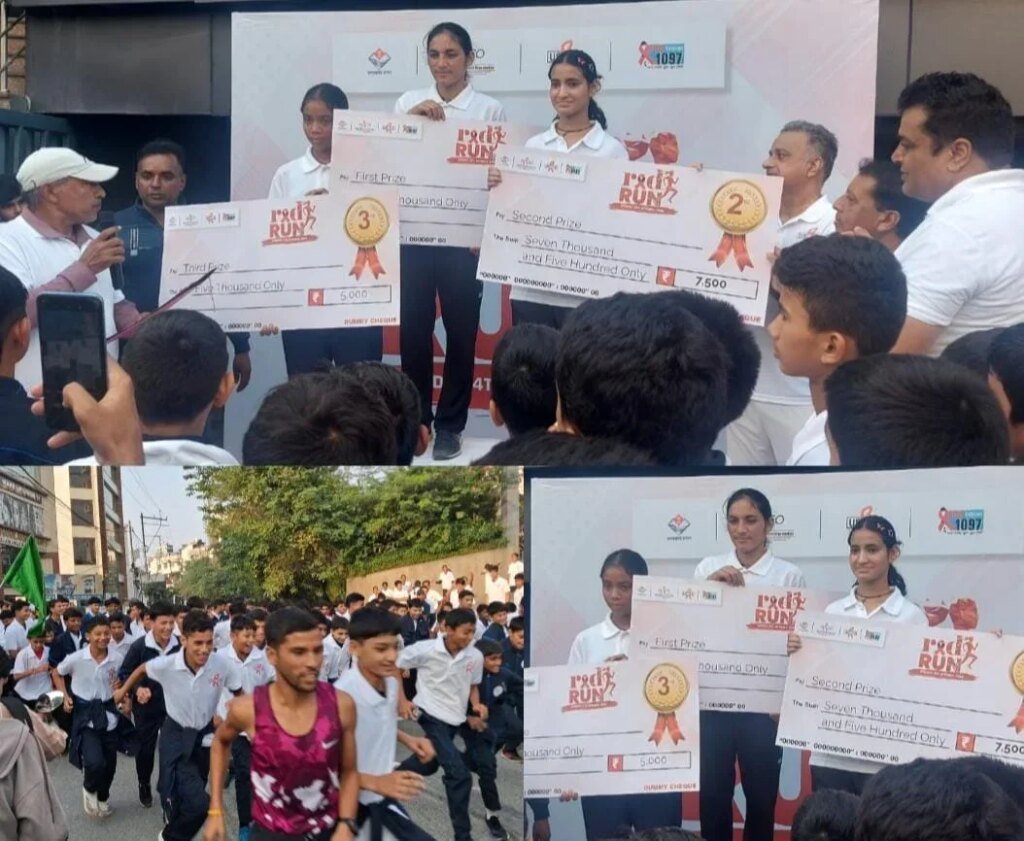 एड्स जागरूकता को लेकर देहरादून में हुआ ‘रेड रन’ मैराथन का आयोजन